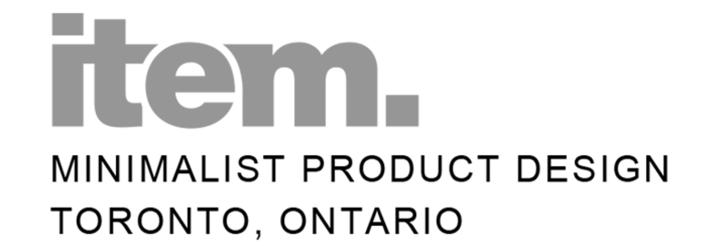 ITEM PROJECT - Minimalist Product Design